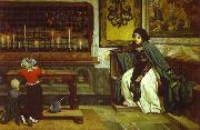 James Joseph Jacques Tissot Marguerite in Church France oil painting artist